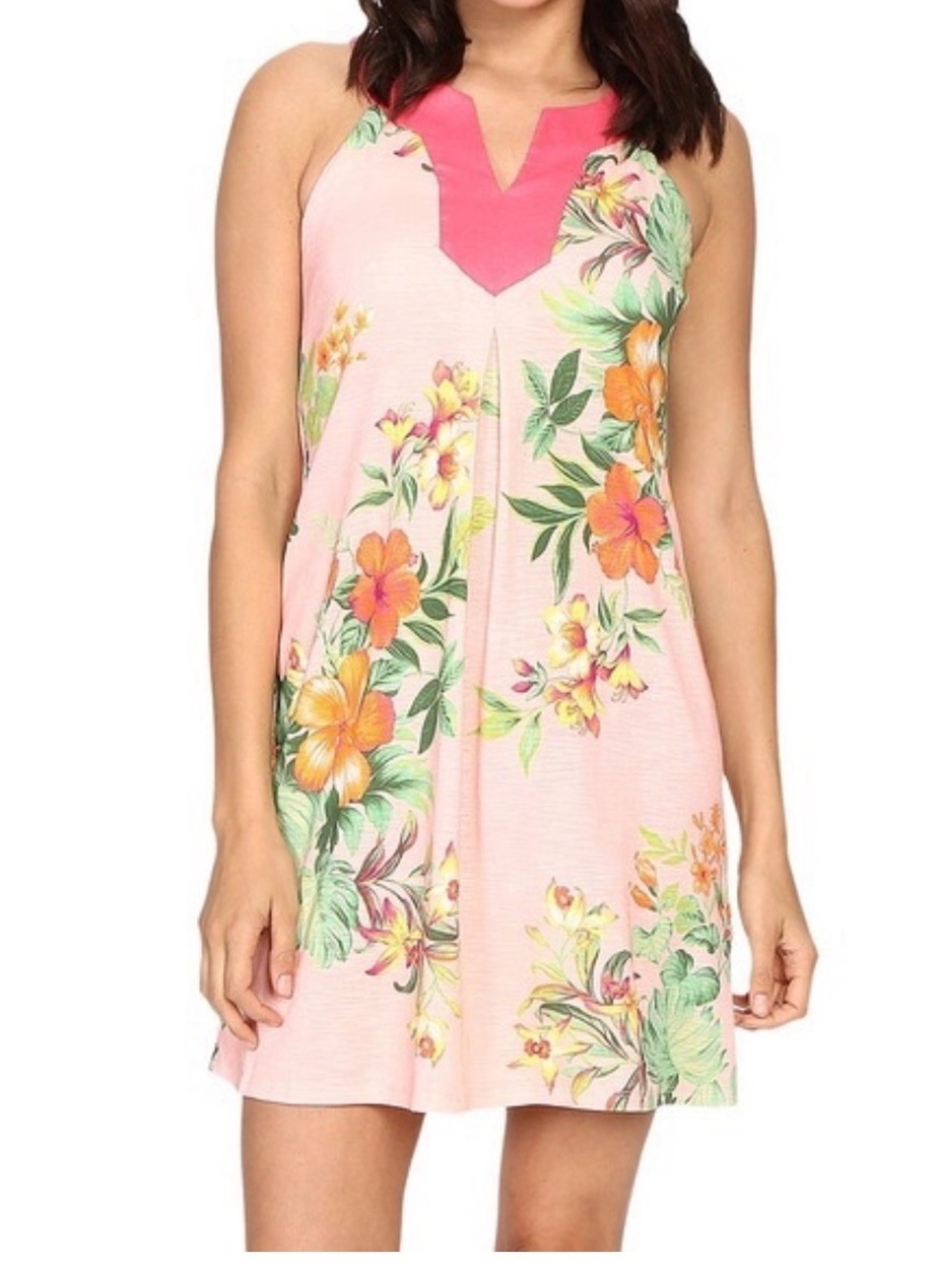 NEW$98 Tommy Bahama Pink Tropical Floral Size M